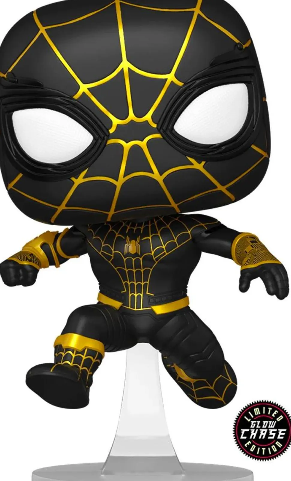 Spider-Man: No Way Home - Spider-Man Unmasked Black Suit Pop! Vinyl Figure