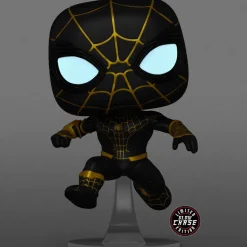 Spider-Man: No Way Home - Spider-Man Unmasked Black Suit Pop! Vinyl Figure