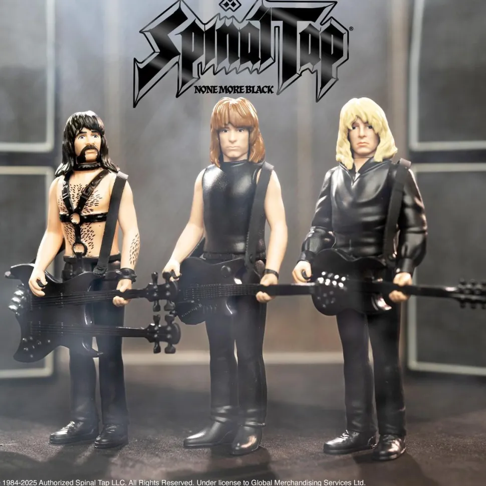 Spinal Tap - Derek Smalls (None More Black) ReAction 3.75" Action Figure (Wave 2)
