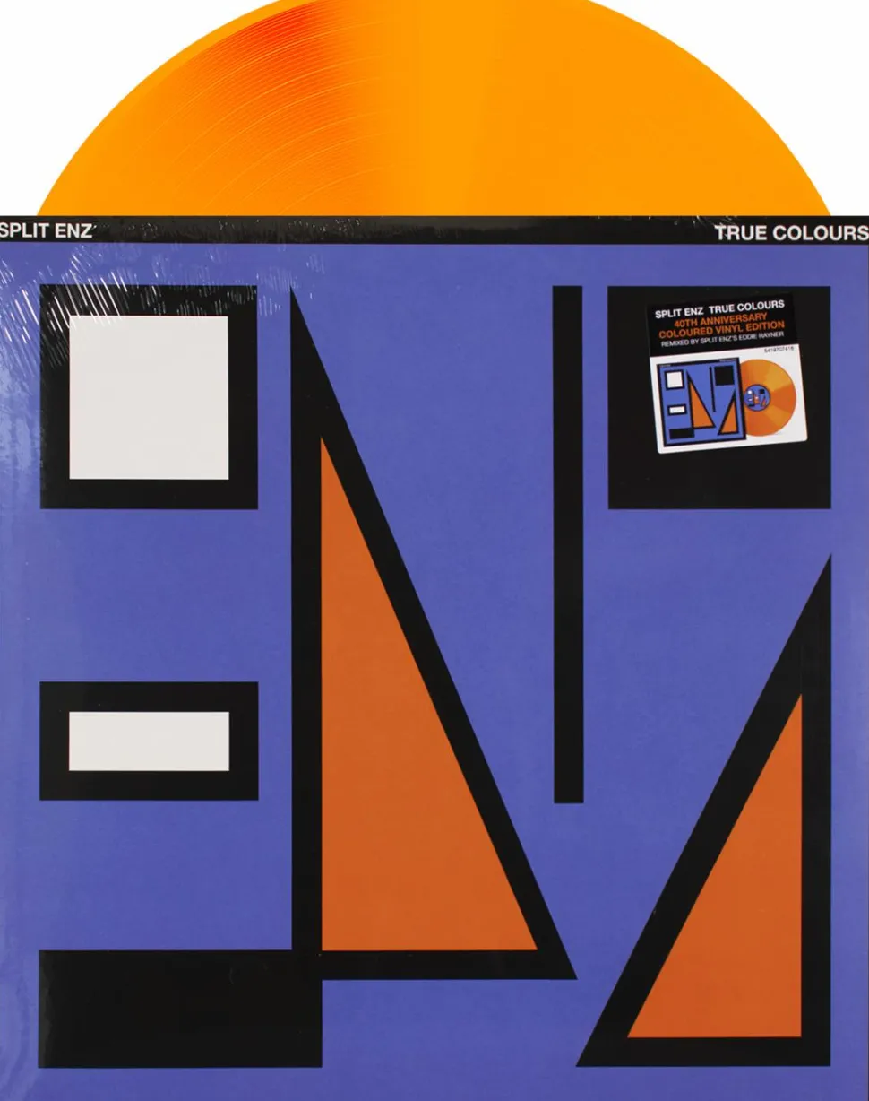 Split Enz - True Colours 40th Anniversary Mix LP Vinyl Record (Orange Coloured Vinyl)