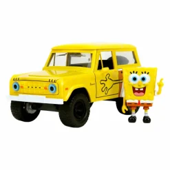 SpongeBob SquarePants - SpongeBob with 1973 Ford Bronco Hollywood Rides 1/24th Scale Die-Cast Vehicle Replica