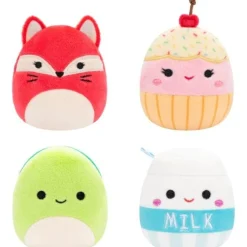 Squishmallows - Molly, Clara, Fifi & Henry Micromallows 2.5" Plush 4-Pack