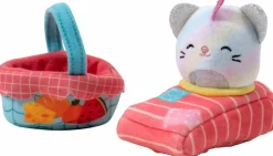 Squishville - Picnic Set with Camilla the Rainbow Caticorn Mini Squishmallows 2” Plush Playset