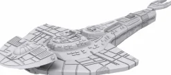 Star Trek - Attack Wing Cardassian Galor Class Starship HeroClix Deep Cuts Unpainted Miniature Replica