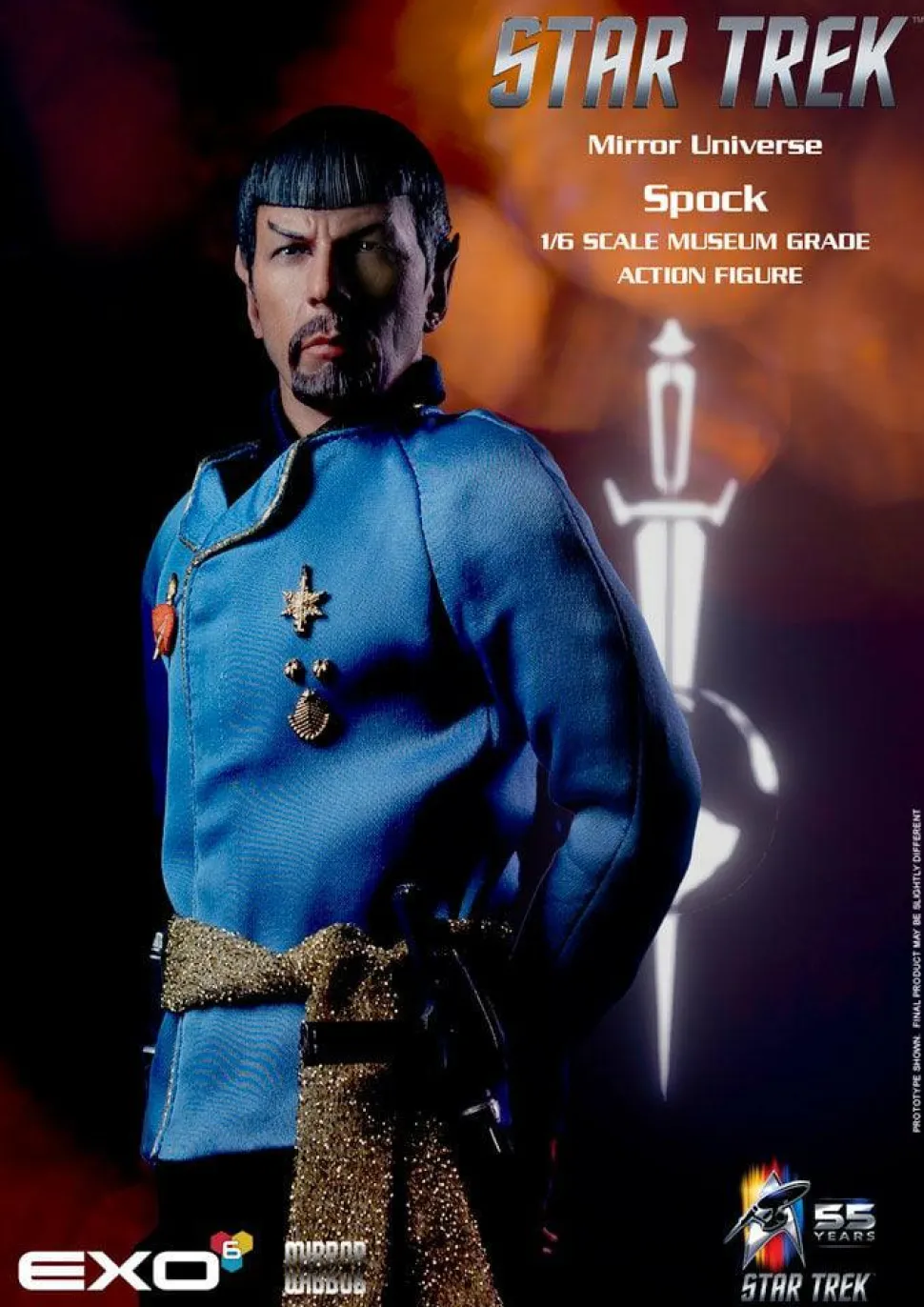 Star Trek - Mirror Universe Spock 1/6th Scale Action Figure