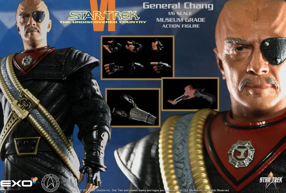 Star Trek VI: The Undiscovered Country - General Chang 1/6th Scale Action Figure
