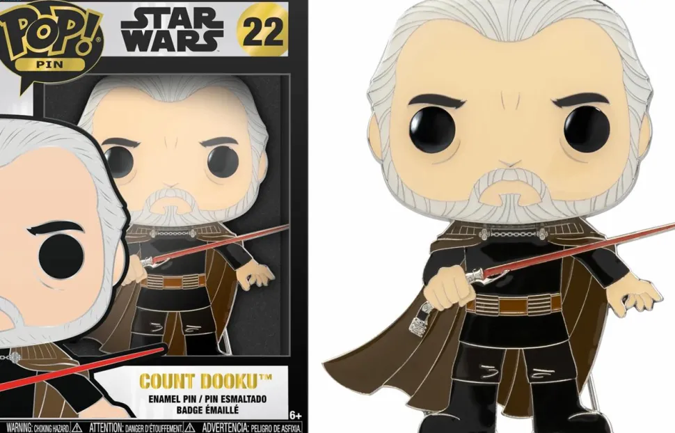 Star Wars - Attack of the Clones 4" Pop! Enamel Pin Bundle (Set of 4)