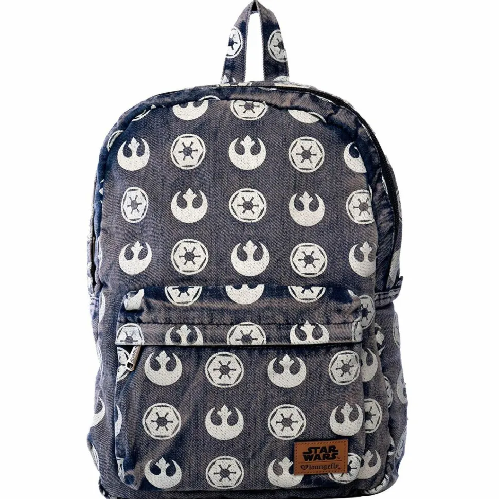 Star Wars - Emblems Print 18” Denim Backpack