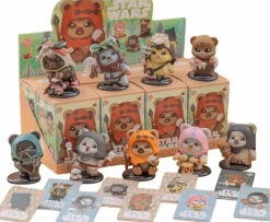 Star Wars - Ewok Cosbi Bobble-Head Collection Blind Box Hot Toys Figure (Display of 8)