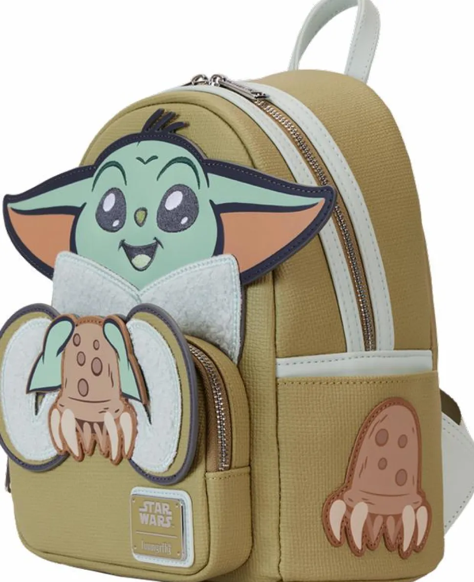 Star Wars - Grogu & Crabbies Cosplay 10" Faux Leather Mini Backpack
