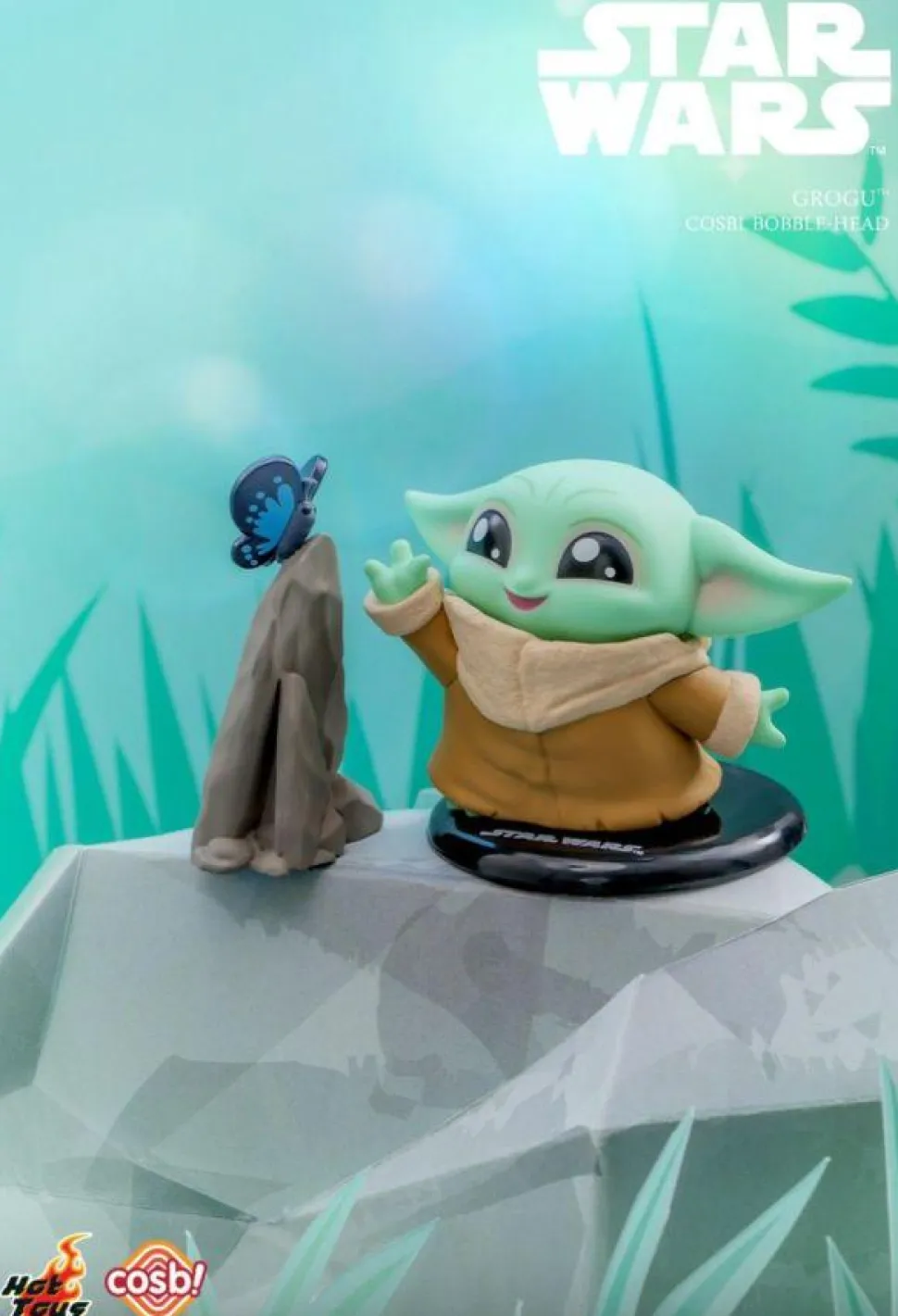 Star Wars - Grogu Cosbi Bobble-Head Collection Blind Box Hot Toys Figure (Display of 8)