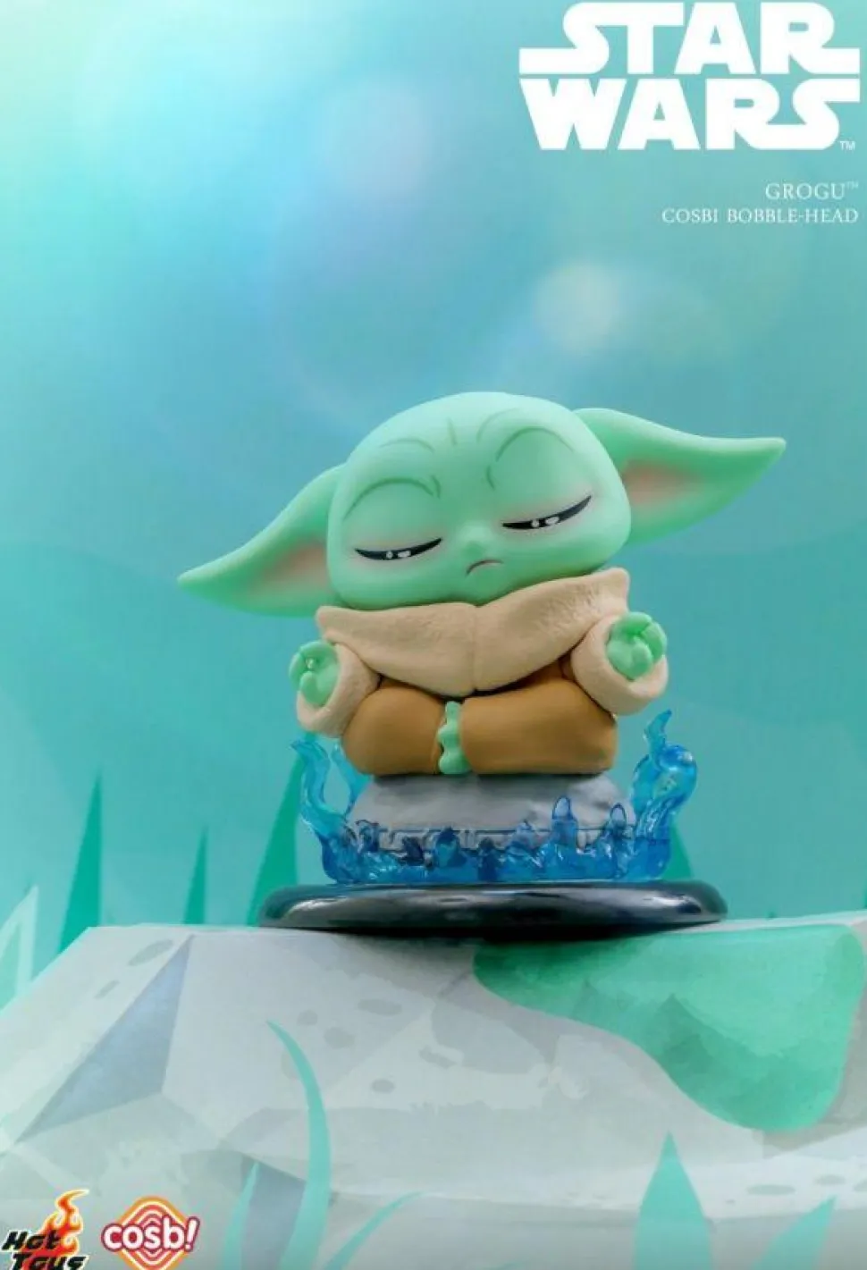 Star Wars - Grogu Cosbi Bobble-Head Collection Blind Box Hot Toys Figure (Display of 8)