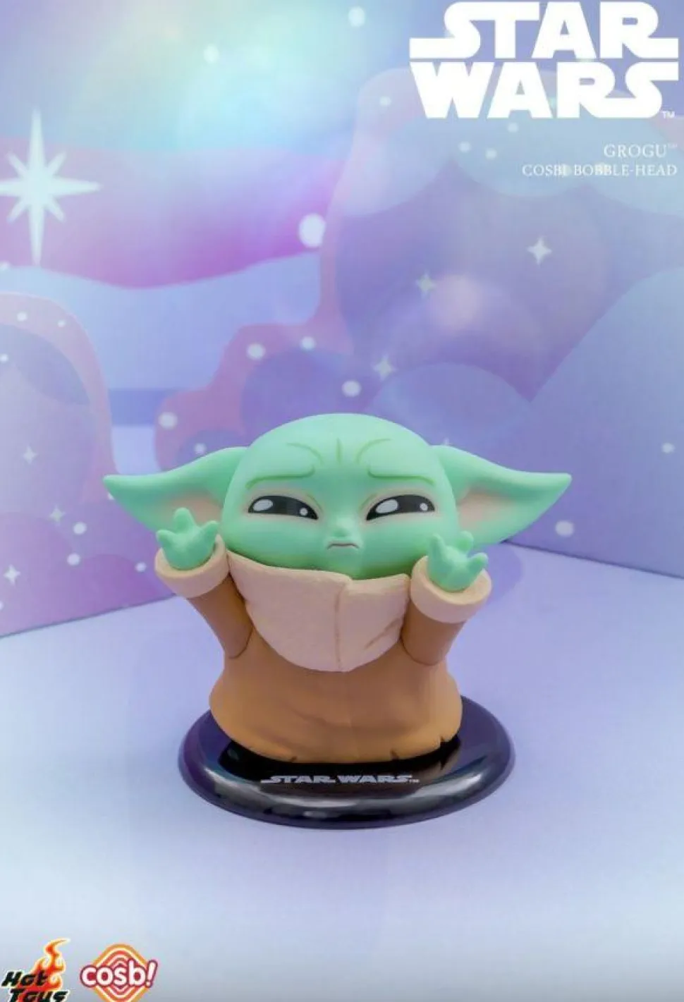 Star Wars - Grogu Cosbi Bobble-Head Collection Blind Box Hot Toys Figure (Display of 8)