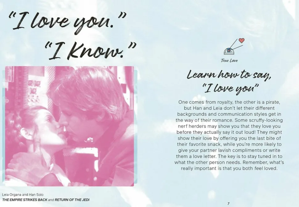 Star Wars - I Love You. I Know. Lessons in Love and Friendship Hardcover Book