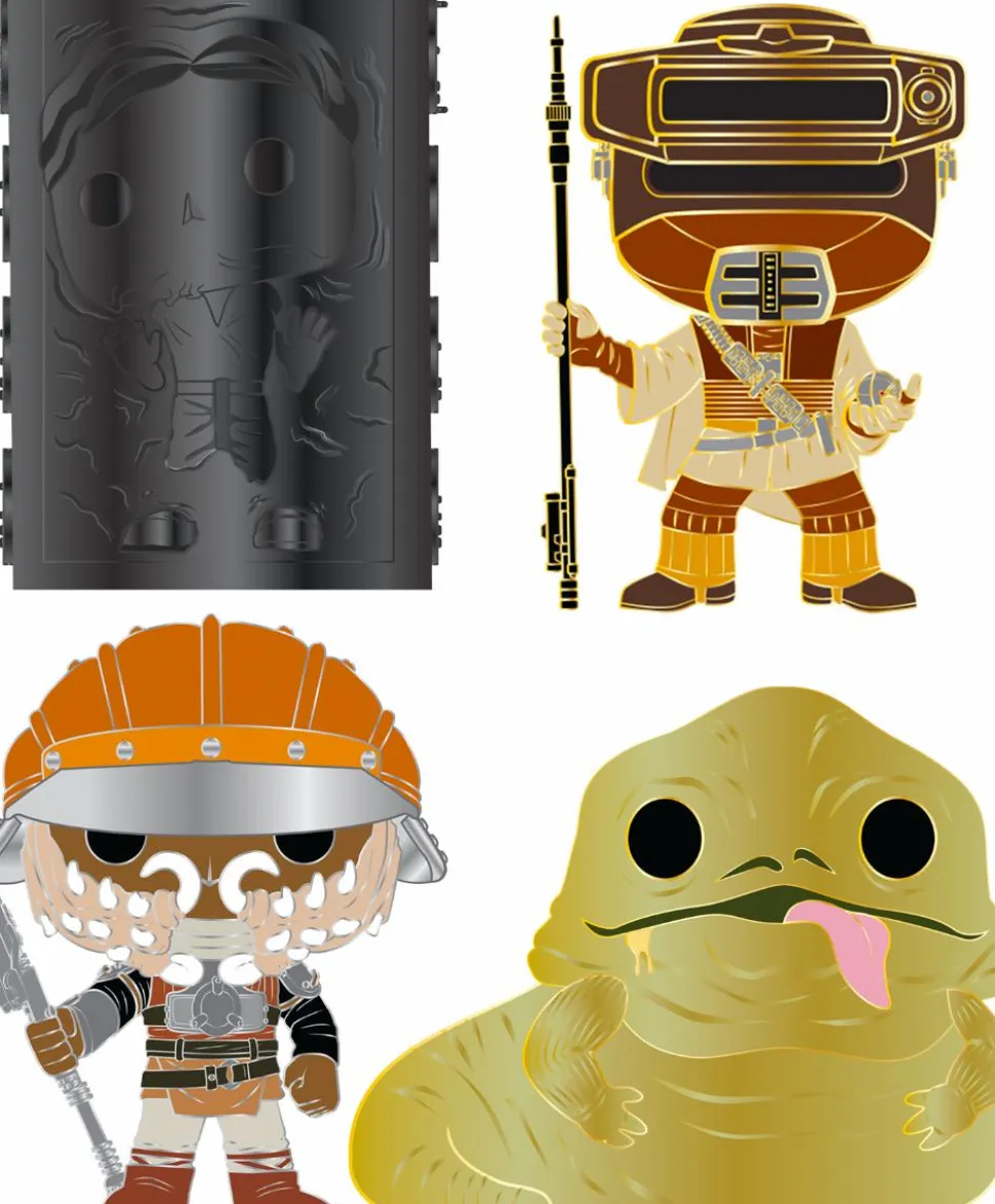 Star Wars - Jabba’s Palace 4” Pop! Enamel Pin Bundle (Set of 4)