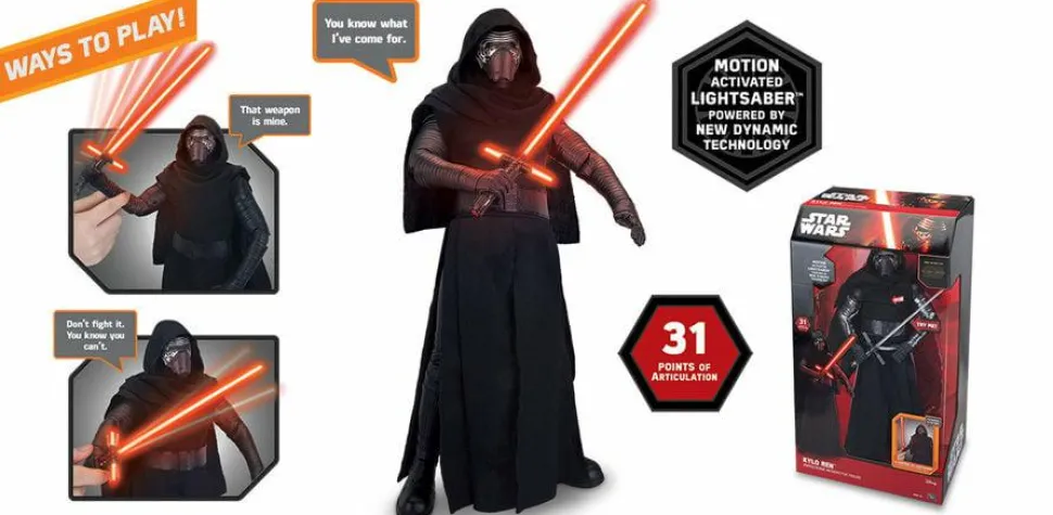 Star Wars - Kylo Ren Animatronic Interactive 17” Action Figure