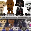 Star Wars - Luke, Chewbacca, Darth Vader & Stormtrooper Flocked Pop! Vinyl Figure 4-Pack
