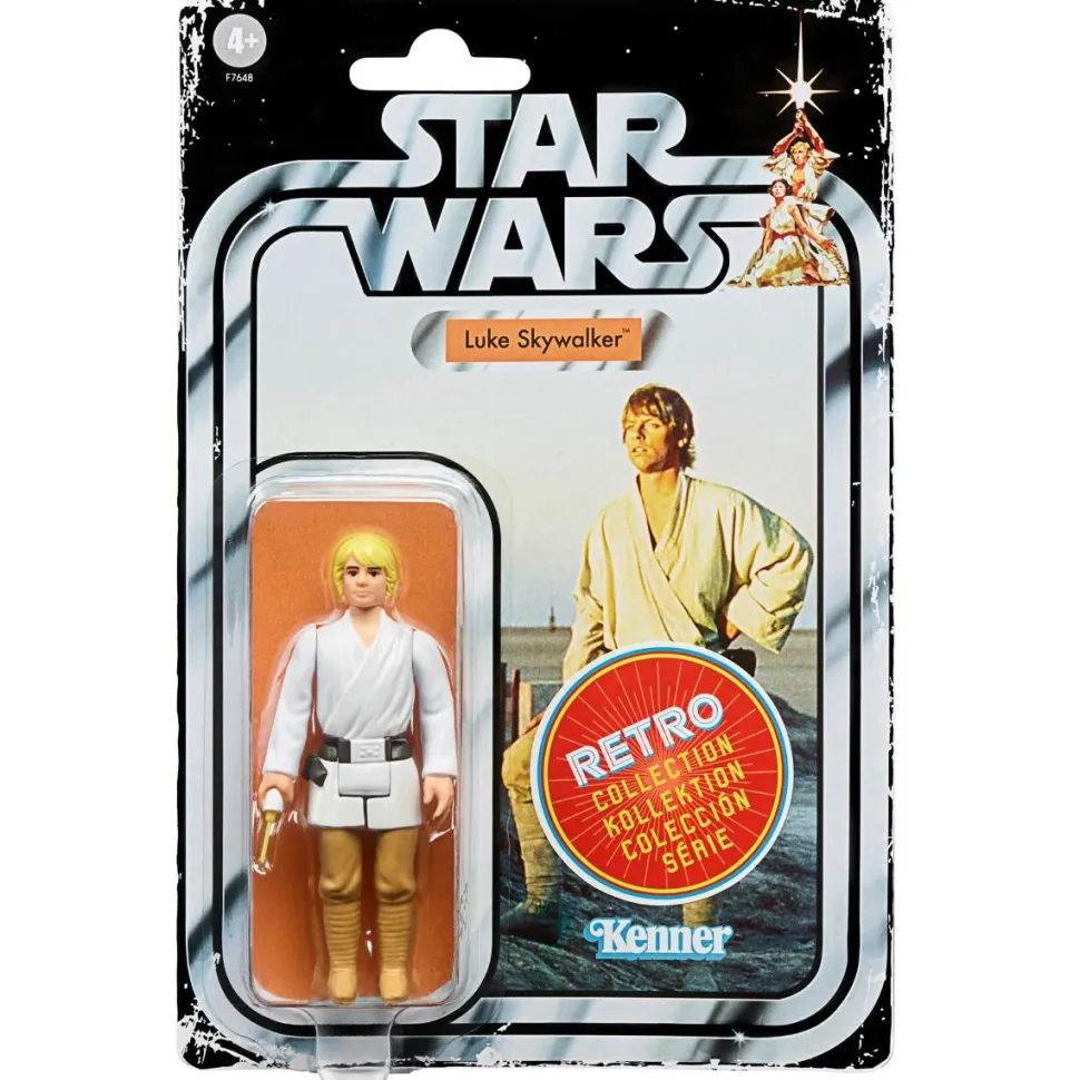Star Wars - Luke Skywalker, Darth Vader, Han Solo, Princess Leia, Chewbacca & Stormtrooper Retro Collection Kenner 3.75" Action Figure 6-Pack