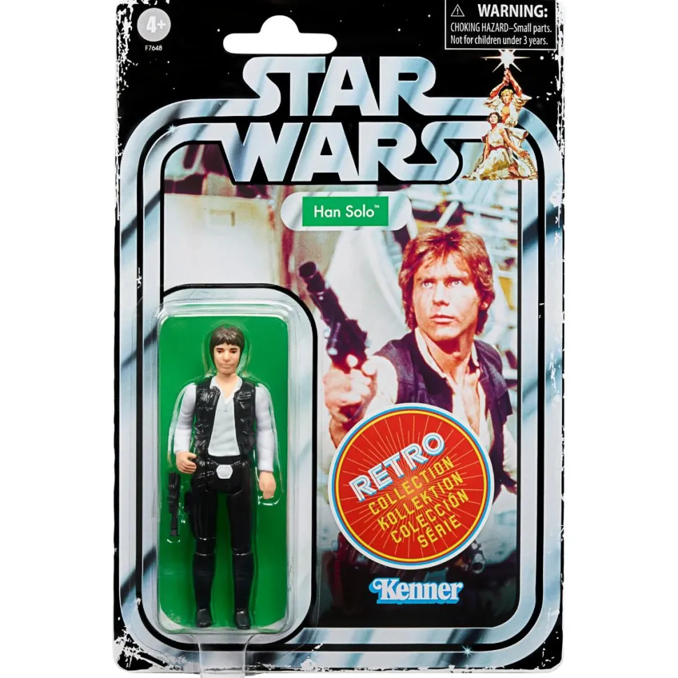 Star Wars - Luke Skywalker, Darth Vader, Han Solo, Princess Leia, Chewbacca & Stormtrooper Retro Collection Kenner 3.75" Action Figure 6-Pack