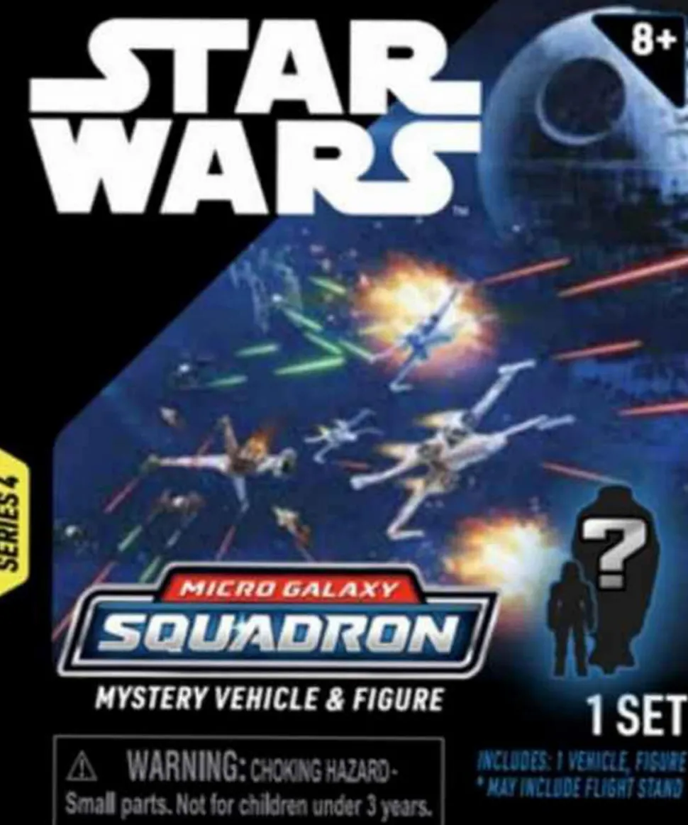 Star Wars - Micro Galaxy Squadron Series 04 Scout Class Mystery Vehicle & Figure Blind Box (Single Unit)