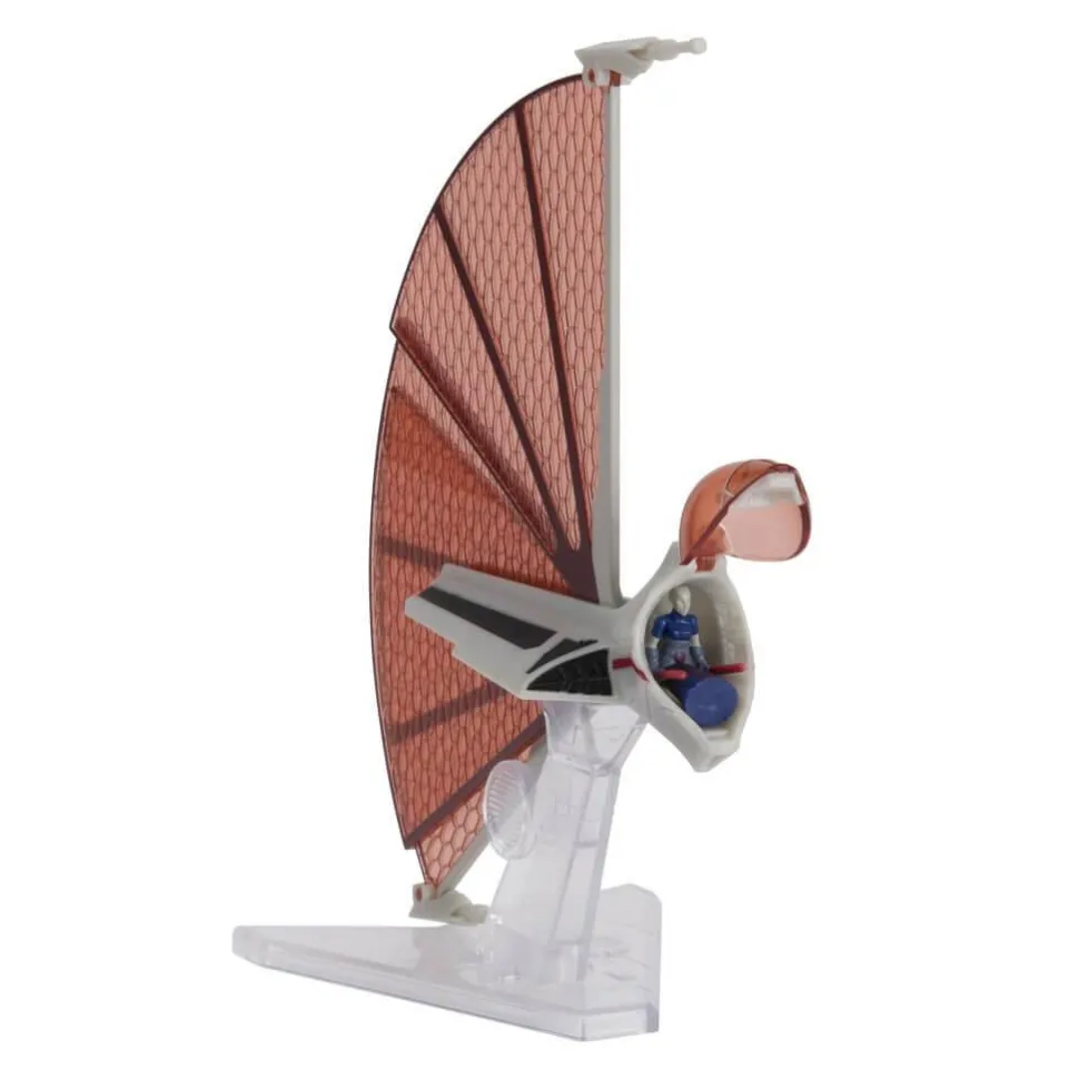 Star Wars - Micro Galaxy Squadron Asajj Ventress's Ginivex Starfighter Light Armor Class 3" Vehicle & Figure Playset (Series 01)