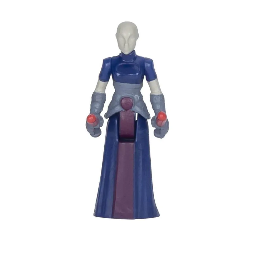 Star Wars - Micro Galaxy Squadron Asajj Ventress's Ginivex Starfighter Light Armor Class 3" Vehicle & Figure Playset (Series 01)