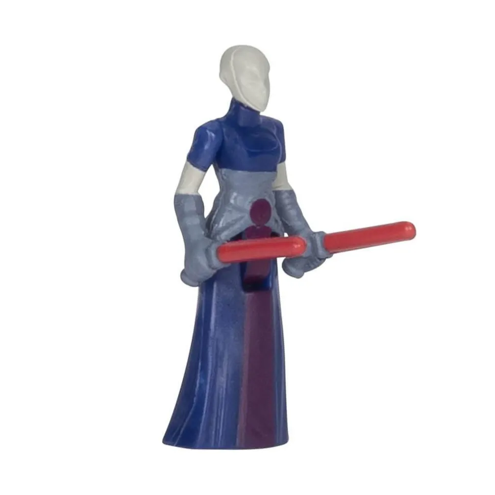 Star Wars - Micro Galaxy Squadron Asajj Ventress's Ginivex Starfighter Light Armor Class 3" Vehicle & Figure Playset (Series 01)