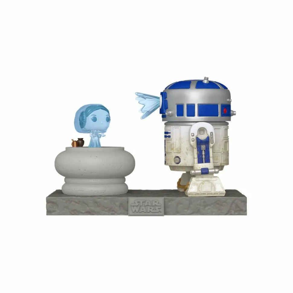 Star Wars - R2-D2 & Princess Leia Hologram Deluxe Pop! Vinyl Figure