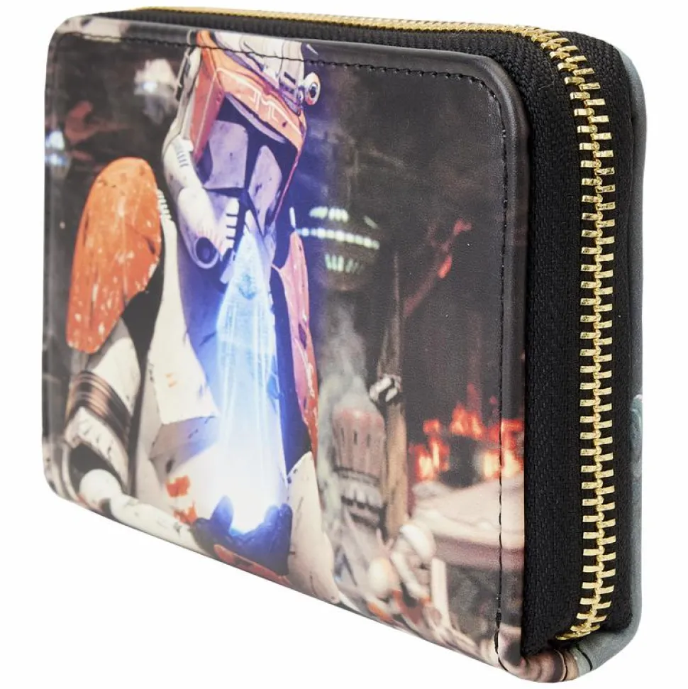 Star Wars - Revenge of the Sith Scene 4” Faux Leather Zip-Around Wallet