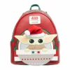 Star Wars - Santa Grogu 10" Faux Leather Mini Backpack