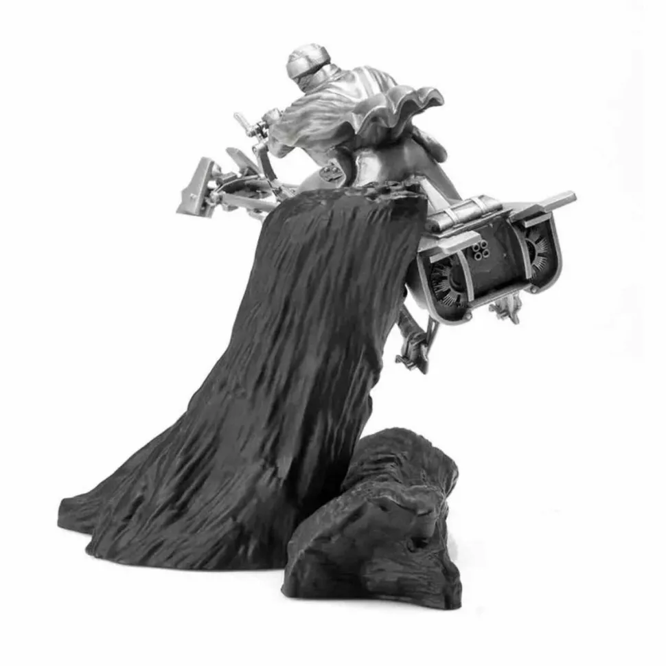 Star Wars - Speeder Bike Chase Limited Edition 6" Pewter Diorama Statue 2-Pack