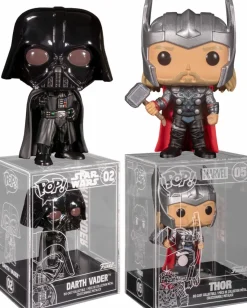 Star Wars / Thor (2011) - Darth Vader & Thor Diecast Metal Pop! Vinyl Figure Bundle (Funko / Popcultcha Exclusive) (Set of 2)