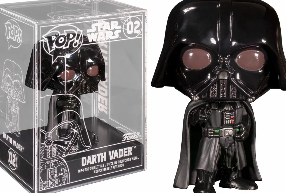Star Wars / Thor (2011) - Darth Vader & Thor Diecast Metal Pop! Vinyl Figure Bundle (Funko / Popcultcha Exclusive) (Set of 2)