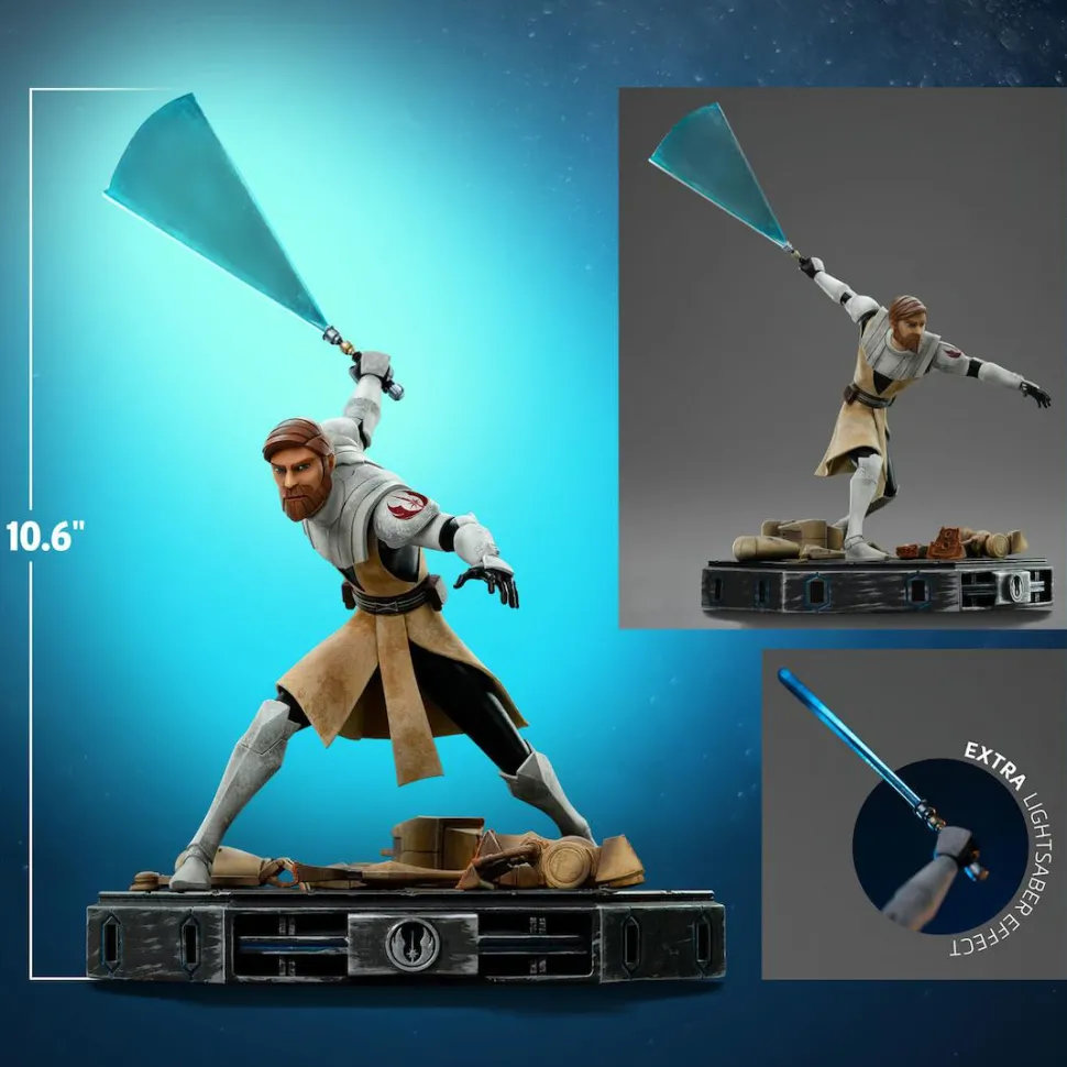 Star Wars: Clone Wars - Obi-Wan Kenobi 1/10th Scale Statue