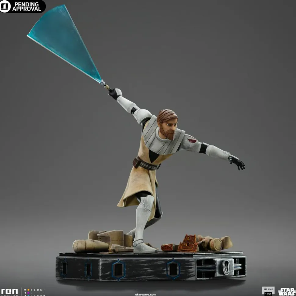Star Wars: Clone Wars - Obi-Wan Kenobi 1/10th Scale Statue