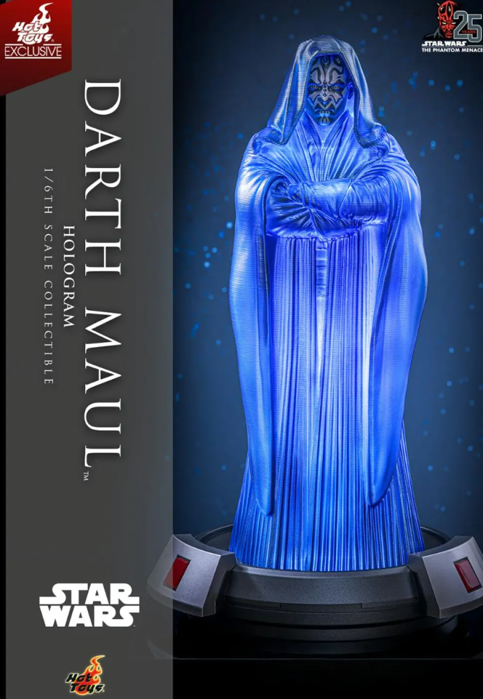 Star Wars Episode I: The Phantom Menace - Darth Maul Hologram 1/6th Scale Hot Toys Light-Up Figure (Hot Toys Exclusive)