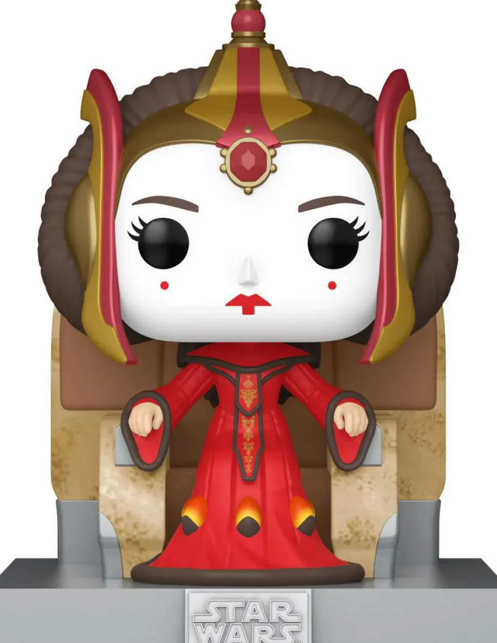Star Wars Episode I: The Phantom Menace - Queen Amidala on Throne 25th Anniversary Pop! Deluxe Vinyl Figure