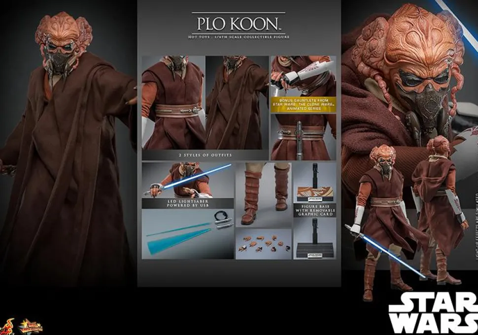 Star Wars Episode III: Revenge of the Sith - Plo Koon 1/6th Scale Hot Toys Action Figure