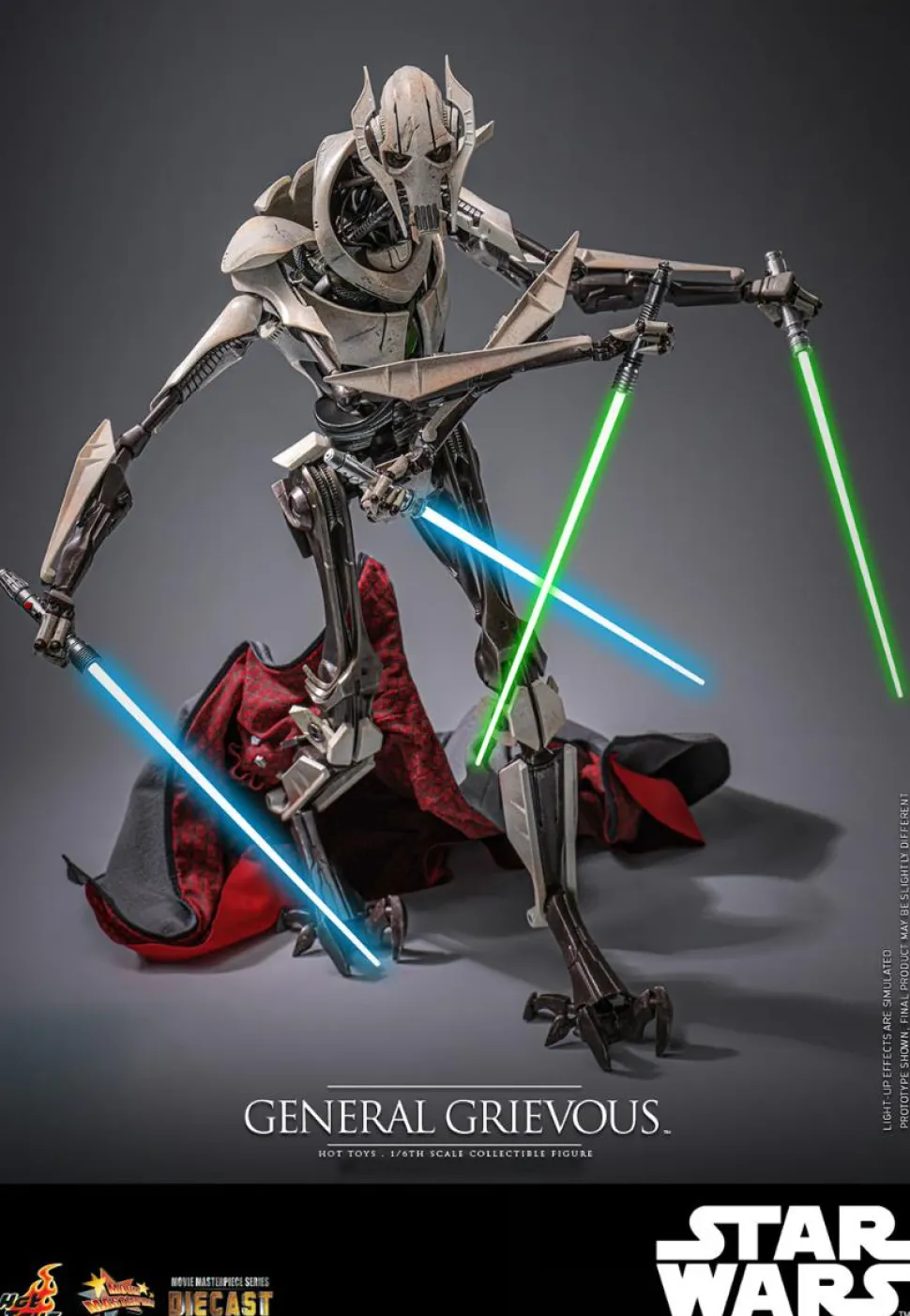 Star Wars Episode III: Revenge of the Sith - General Grievous 1/6th Scale Hot Toys Action Figure
