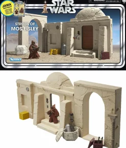 Star Wars Episode IV: A New Hope - Streets of Mos Eisley with Jawa Vintage Collection Kenner 3.75" Scale Action Figure Diorama Playset