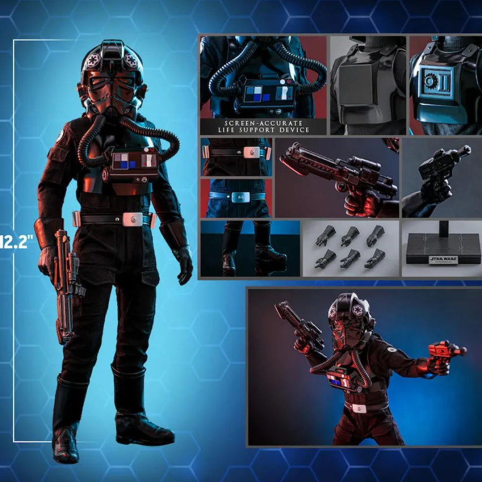 Star Wars Episode IV: A New Hope - Tie Fighter Pilot 1/6th Scale Hot Toys Action Figure
