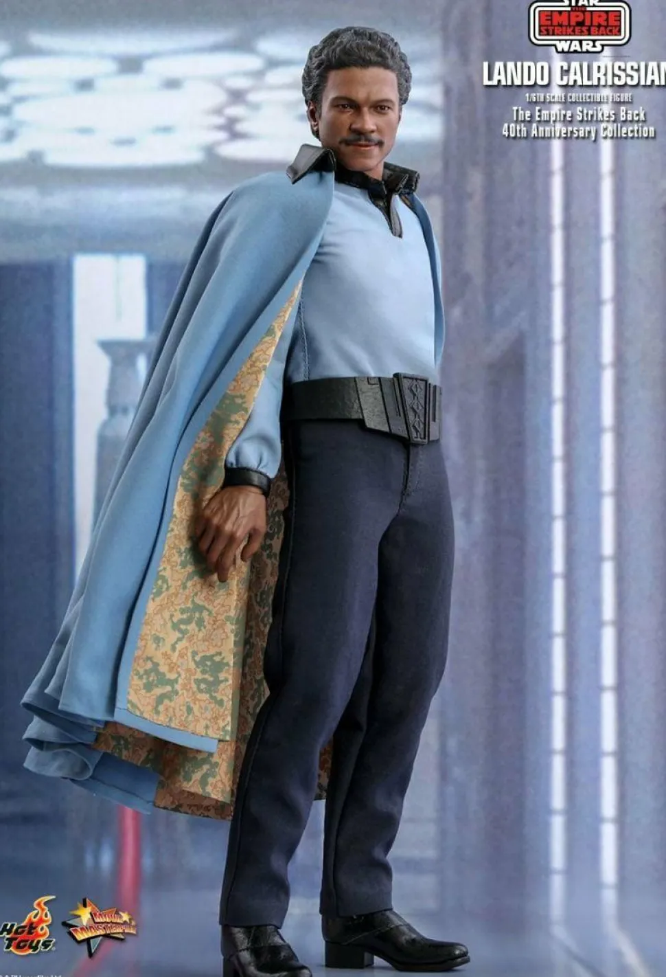 Star Wars Episode V: The Empire Strikes Back - Lando Calrissian 40th Anniversary 1/6th Scale Hot Toys Action Figure