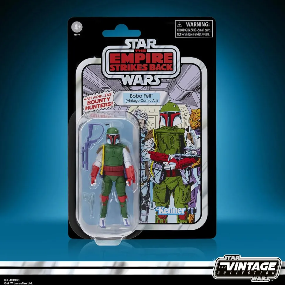 Star Wars Episode V: The Empire Strikes Back - Boba Fett (Vintage Comic Art) Vintage Collection Kenner 3.75" Scale Action Figure