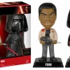 Star Wars Episode VII: The Force Awakens - Finn and Kylo Ren Wacky Wobbler Bobble Head 2-Pack