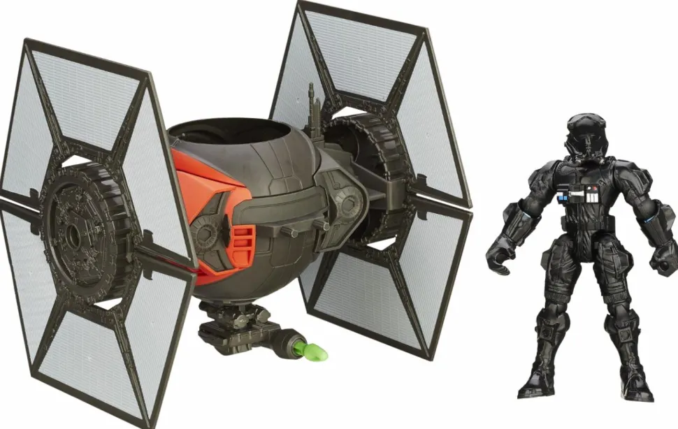 Star Wars Episode VII: The Force Awakens - Hero Mashers TIE Fighter Vehicle and Pilot Action Figure