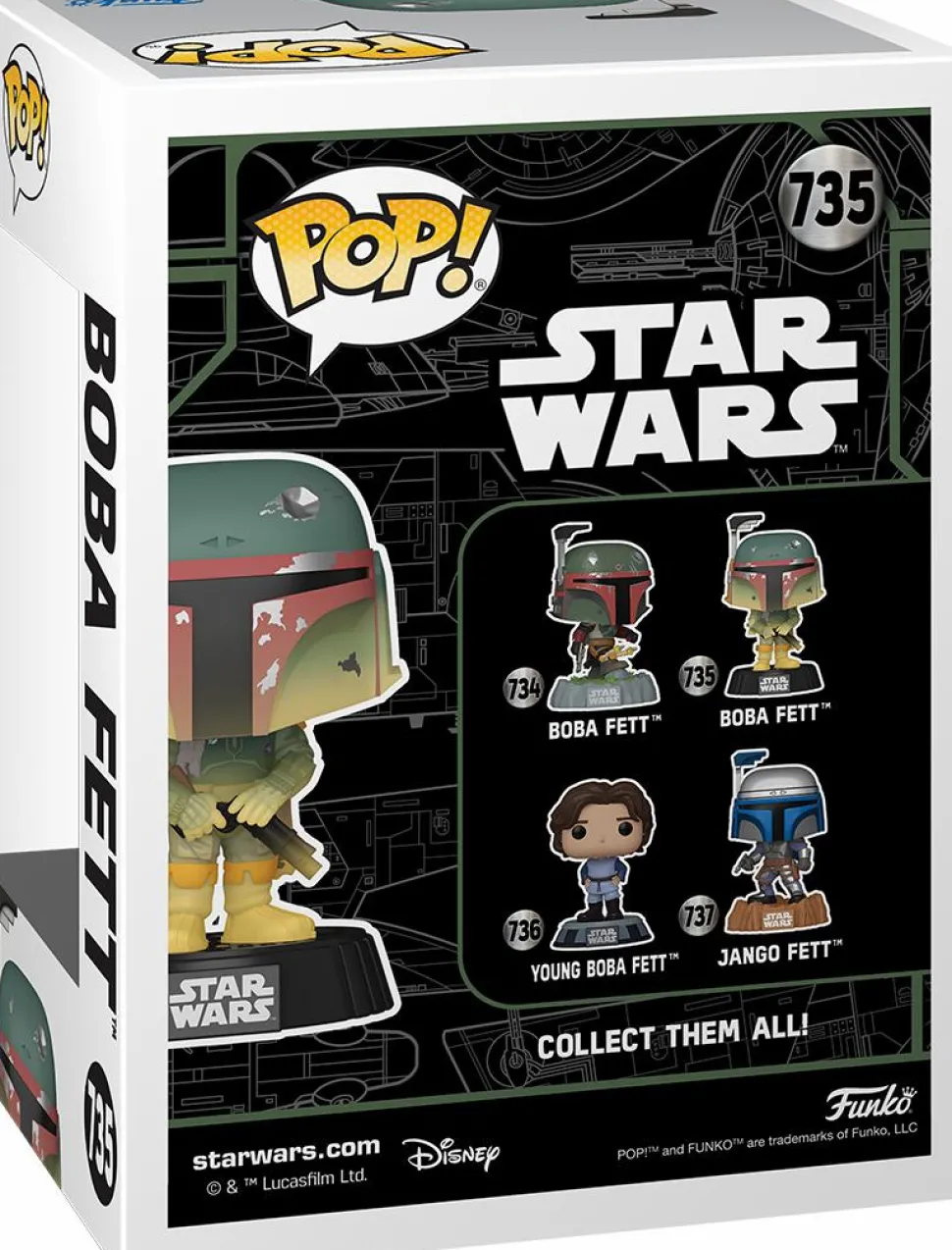 Star Wars: Fett Legacy - Boba Fett with Rifle Glow-in-the-Dark Pop! Vinyl Figure
