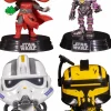 Star Wars: Gaming Greats - Imperial Rocket Trooper, Merrin, ARC Umbra Trooper & Proxy Glow in the Dark Pop! Vinyl Bundle (Set of 4)