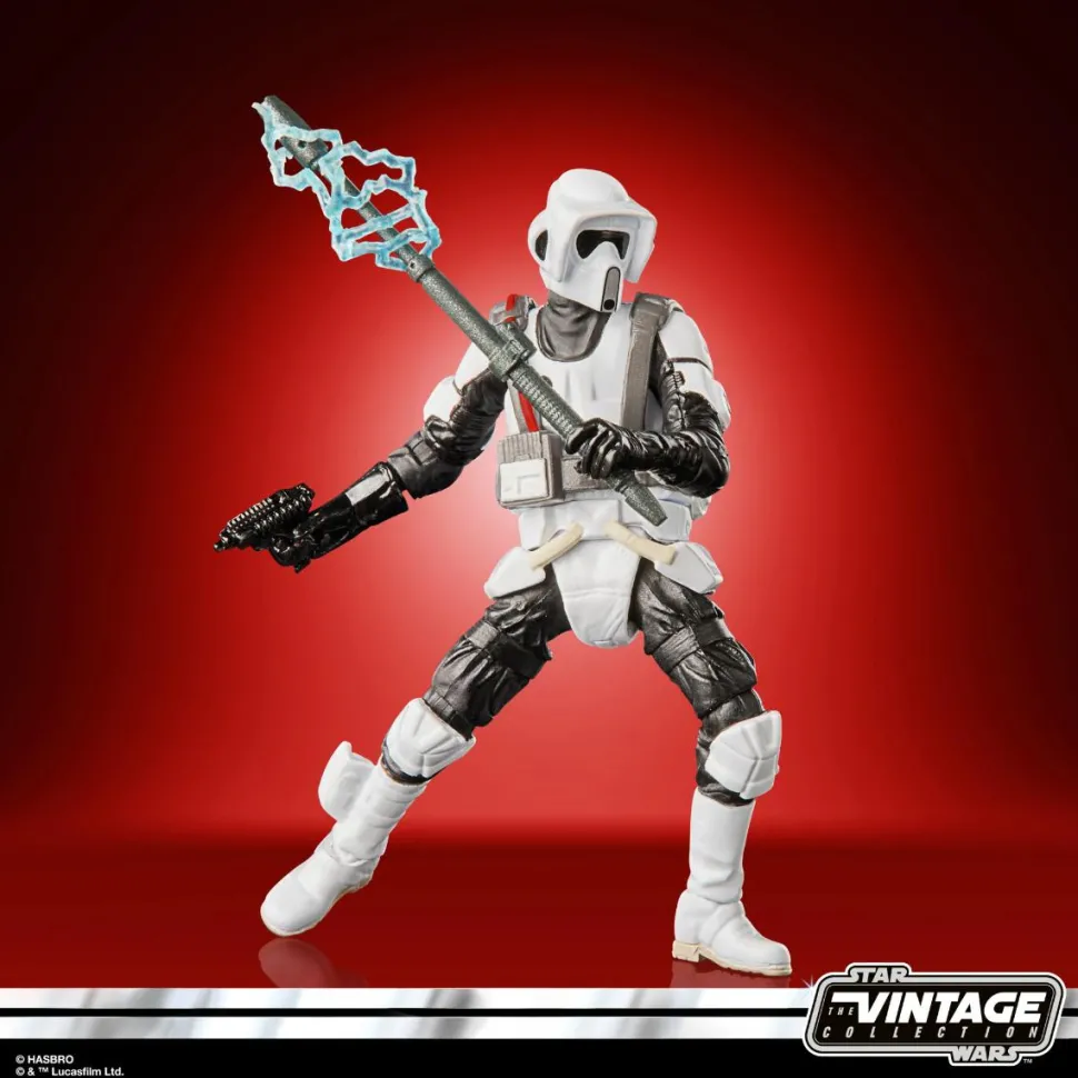 Star Wars Jedi: Survivor - Riot Scout Trooper, MagnaGuard & KX Security Droid Gaming Greats Vintage Collection Kenner 3.75” Scale Action Figure 3-Pack
