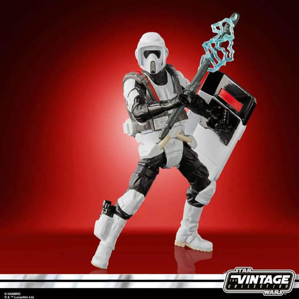 Star Wars Jedi: Survivor - Riot Scout Trooper, MagnaGuard & KX Security Droid Gaming Greats Vintage Collection Kenner 3.75” Scale Action Figure 3-Pack