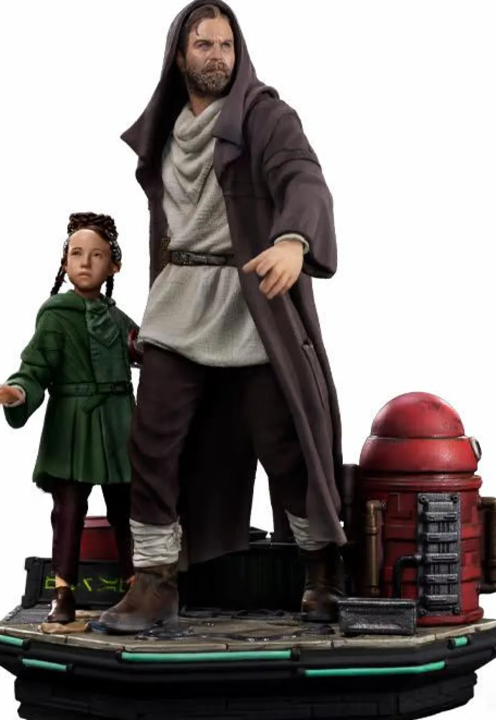 Star Wars: Obi-Wan Kenobi - Obi-Wan & Young Leia Deluxe 1/10th Scale Statue